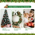 thumbnail image 5 of Resenkos Pack of 12 Cute Santa Shatterproof Balls Shatterproof Plastic Xmas Tree Decorative Hanging Ornaments Set for Holiday Wedding Party Decor, 5 of 7