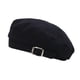 thumbnail image 1 of Qarigey Sombrero de invierno a prueba de polvo, boinas cálidas ligeras, boinas transpirables amigables con la piel, boinas elegantes Vintage Sombreros Negro, 1 of 6