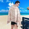 thumbnail image 4 of GZHJMY Pink Marble Beach Towel,Absorbent Quick Dry Sport Towel Oversized Lightweight Soft Bath Towel for Travel Sports Pool Swimming Bath Camping 30x60in, 4 of 7