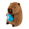 thumbnail image 2 of Capybara Animal relleno Capybara peluche juguete dibujos animados decoración del hogar simulación Animal relleno peluche Capybara muñeca para niños 25cm, 2 of 8