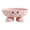Pink, variant on Blue Soap Dish Leaf-Shape Self Draining For Bathroom Bar Soap Easy Clean Keeps Soap Dry Plastic