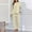 Beige, variant on Velour Track Suits for Women Long Sleeve Pajama Set Casual 2 Piece Loungewear