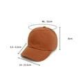 thumbnail image 2 of Summer Sun Hat for Men Women Solid Color Blank Baseball Cap UV Protection Curved Brim Visor for Outdoor Sports Running Tennis Golf Hiking Everyday Casual Apparel Headwear Accessories, 2 of 3