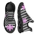 thumbnail image 1 of Zapatillas deportivas ligeras con plataforma y cordones para mujer, de malla con estampado EMT First Responder EMS, tenis médicos, 1 of 6