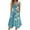 Light Blue Floral, variant on Zeagoo Sleeveless Dress for Women Casual Tank Midi Dress Crew Neck Flowy Dress Aline Tshirt Dress Ethnic Dress Cruise Dress Beach Sundress