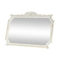 thumbnail image 6 of DecMode 43" x 30" Cream Vintage Scroll Wall Mirror with Curved Corners and Brown Distressing, 6 of 13