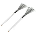 thumbnail image 3 of 2PCS Dual Purpose Drum Brush Maple Drum Stick - Compact and Portable for Jazz Drum Set, Beginner Practice, 3 of 8