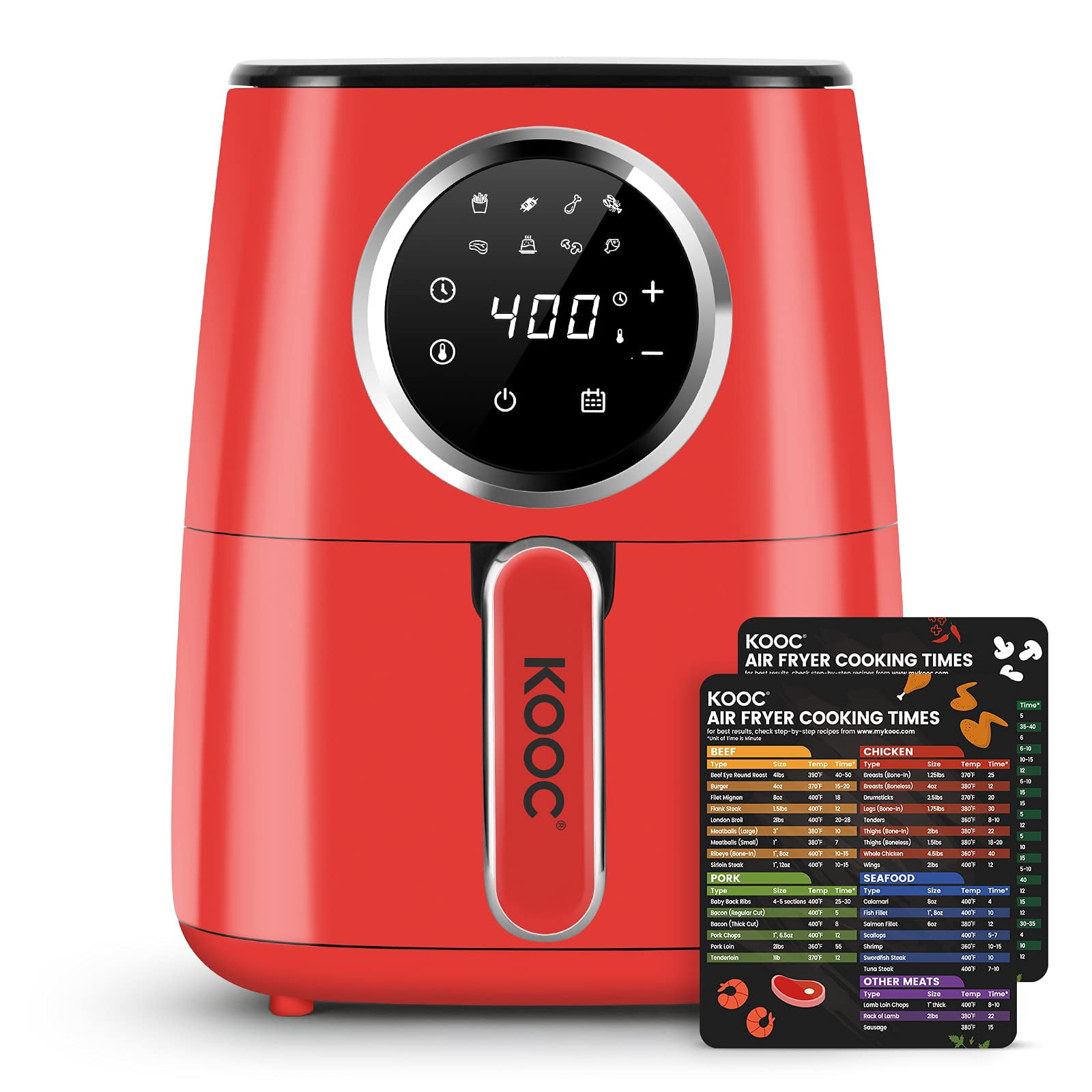 [NEW LANUCH] KOOC Large Air Fryer, 4.5 Quart Electric Hot Oven Cooker ...