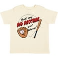 thumbnail image 3 of Inktastic That's My Big Brother out There Baseball Boys or Girls Toddler T-Shirt, 3 of 5