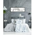 thumbnail image 4 of CDDposter You Will Forever Be My Always Sign: Inspirational Quotes Master Bedroom Signs Wall Decor Above Bed Unframed Hanging Wall Plaques,Modern Farmhouse Family Signs Rustic Wall Art, 4 of 4