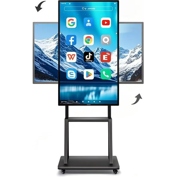 OmninexHub Touch Screen Board, 49 Inch Smart Board All-In-One Computer Digital Electronic Interactive Whiteboard, Electronic Calendar Touchscreen Monitor Player for Advertisin