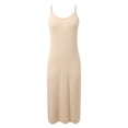 thumbnail image 4 of Womens Adjustable Spaghetti Strap Nightgown Round Neck Long Sleepshirt, 4 of 8