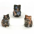 thumbnail image 3 of K-KED Natural Quartz Crystal Carved Lucky Cat Gemstone Statue Healing Reiki Decor Gift-Blue Amphibole Quartz, 3 of 6