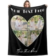 thumbnail image 3 of Personalised Photo Blanket Lovely Memory Picture Collage Blanket Custom Photo Memory Gift Birthday Gift for Best Friends, 3 of 6