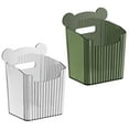 thumbnail image 2 of Eease 2pcs Hanging Box Wall Hanging Storage Basket Plastic Storage Box Wall Mount Organizer, 2 of 7