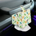 thumbnail image 7 of Psesaysky Tissue Box Cover Square Waterproof PU Leather Facial Tissue Box Holder for Dresser Bathroom Home Decor (Cute Dinosaur), 7 of 7