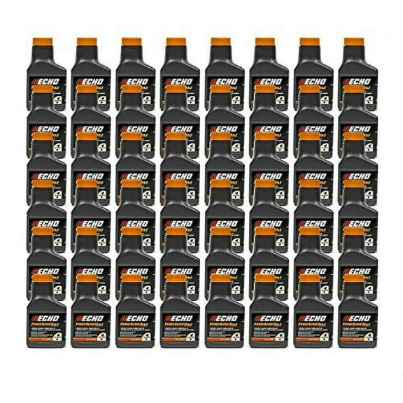 (New) 48 Pack Echo Oil 2.6 oz Bottles 2 Cycle Mix for 1 Gallon – Power Blend 6450001G fits 6450001 Perfect for Your Lawn Mower