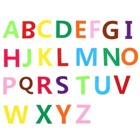 

50pcs Felt Alphabet Letters Non-woven Fabric for DIY Craft Kids Toys Christmas Birthday Party Decoration