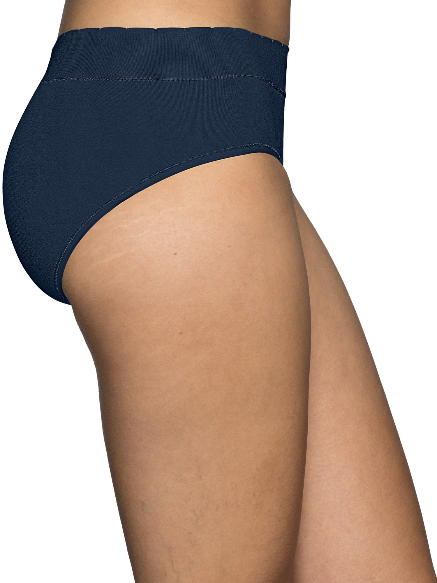 Vanity Fair Women's No Pinch No Show Seamless Hipster Underwear, 3 Pack