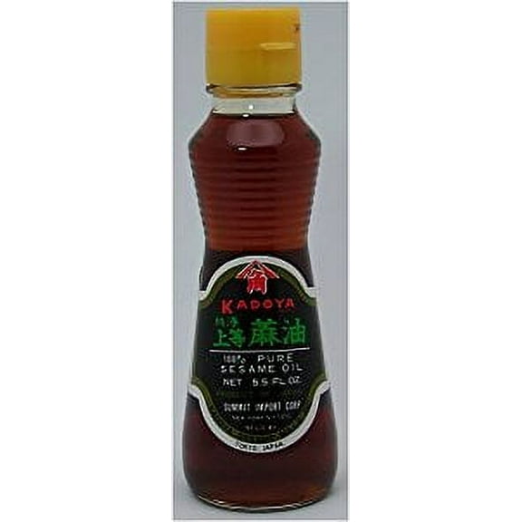 NineChef Bundle - Kadoya Brand 100% Pure Sesame Oil 5.5 OZs + 1 NineChef ChopStick