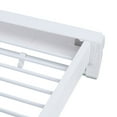 thumbnail image 5 of Wall Mounted Laundry Clothes Shelf Drying Rack Folding Dryer Hanger 7-Rod 2KG Extendable Clothes Airer Dryer Wall Mounted Laundry Drying Rack Indoor Metal Laundry Clothes Storage Shelf Drying Rack, 5 of 10