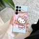 thumbnail image 3 of Funda de teléfono con dibujos animados de Hello Kitty, carcasa transparente para Samsung S24, S23 Ultra, S22, S20 Plus, S21 FE, Galaxy S24Ultra, S235G, 3 of 5