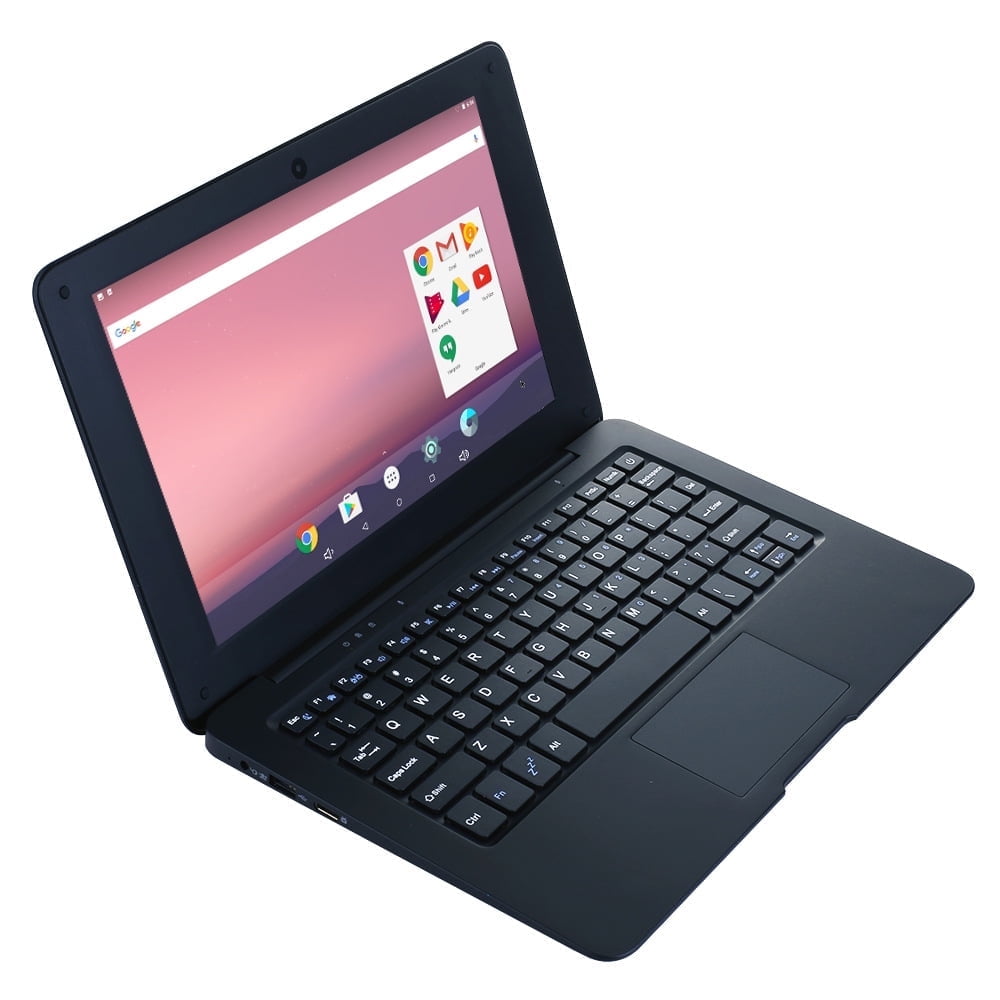 CHIBBS Kids Laptop Computer, 10" Inch Laptop Powered by Android 7.1.1 Operating System, 2gb Ram+ 64gb Rom, Bluetooth, Wi-Fi- Black