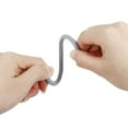 thumbnail image 4 of 24 Pcs Crochet Anneau en Plastique Type C Flexible pour Rideau de Douche (Gris), 4 of 10