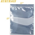 thumbnail image 2 of KUKUBAGS 15pcs 11x15 inch Anti Static Bag with 15pcs Antistatic Labels, Static Free Bag for Electronics, Large Resealable Non Static Bags for Most of Computer Accessories, 2 of 5