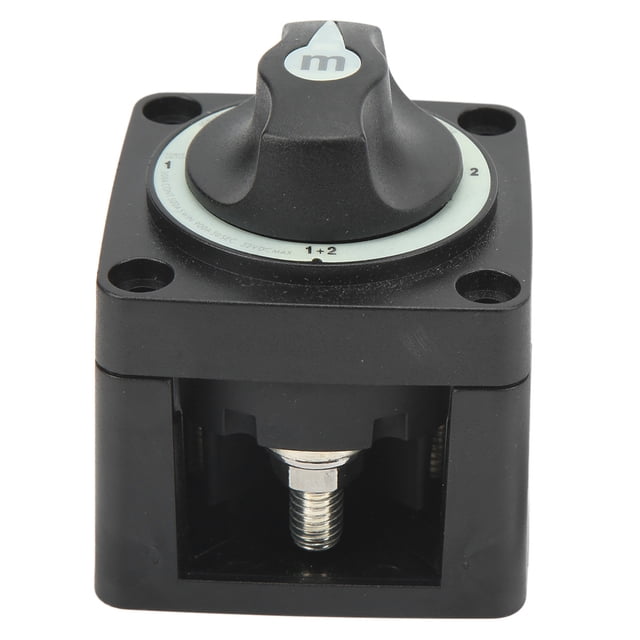 Battery Power Cut Off Switch, High Electrical Conductivity Tinned Copper Studs Ignition Protection Marine Battery Selector Switch For Boat