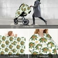 thumbnail image 6 of Car Seat Cover Baby - Sloth Sitting Tropical Leaves Breathable Infant Car Seat Cover for Baby Carseat, Lightweight Comfort Baby Essentials Must Haves Newborn Stuff for Girl Boy, 6 of 7