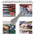 thumbnail image 2 of relayinert 2 Pieces Metal Shopping Trolley Removable Key Portable Reusable Replacement Smooth Men Women Cart Token Accessories 2Pcs 1Set, 2 of 6