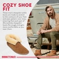 thumbnail image 4 of Botines Minnetonka de piel de oveja para hombre, color dorado, talla 7M, 4 of 7