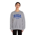 thumbnail image 4 of Riga Latvia Sweatshirt Gifts Crew Neck Shirt Long Sleeve Unisex, 4 of 7