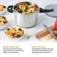 thumbnail image 6 of Zavor DUO Stainless Steel Pressure Cooker 10 Quart & Canner for Stove Top, 6 of 7
