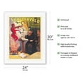 thumbnail image 2 of Fra Diavolo (Brother Devil) - The Great Magician - Vintage Magic Poster by Adolph Friedländer c.1910 - Fine Art Rolled Canvas Print 20in x 26in, 2 of 4