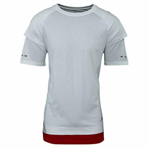 Jordan Mens Sportswear Aj 13 Double Layer T-Shirt,White,3XL