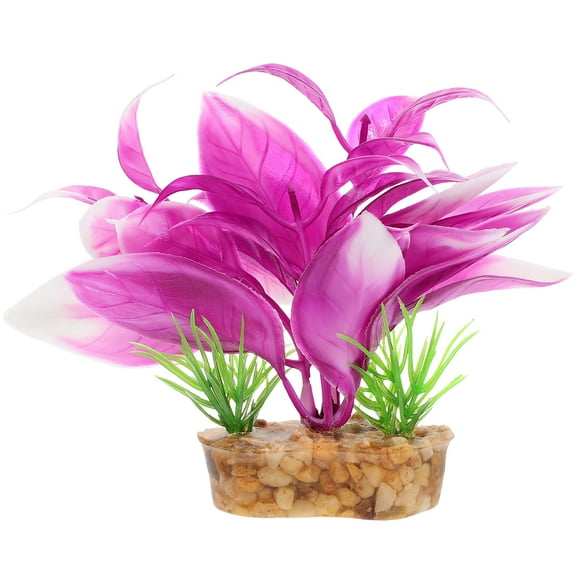 Décoration de Plante Simulée pour Aquarium Plante Aquatique Aménagement Paysager Plante Aquatique en Plastique Fausse Plante