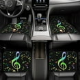 thumbnail image 4 of Salouo Music Notes for 4-Piece Floor Mats, Custom Fit Car Mats All-Weather Car Foot Mats Automotive Floor Mats for Cars, Trucks, SUVs, Vehicle Floor Liner, 4 of 7