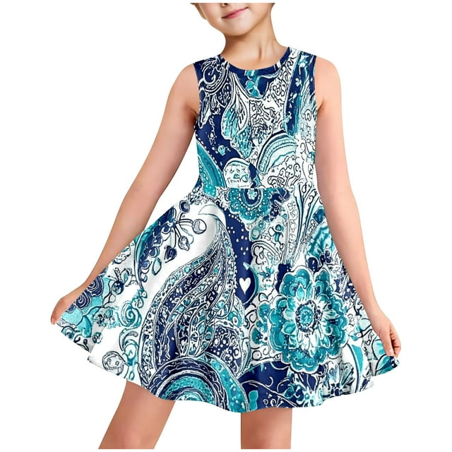 LOVZFMLL Robe de Noël Fille Manches Longues Col Rond avec Bandeau