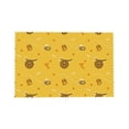 thumbnail image 7 of DouZhe Polyester Placemats Set of 4, Cute Flying Little Bee Pattern Heat Resistant Place Mats for Dining Table, 12" x 18", 7 of 7