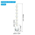 thumbnail image 2 of Uxcell Teardrop Crystal Chandelier Pendants Beads, 6 Pack 160mm Length 38mm Prisms Parts Beads Clear, 2 of 6