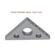 thumbnail image 2 of High quality Silver small triangle ruler woodworking triangle ruler height ruler angle ru, 2 of 5
