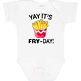 thumbnail image 3 of Inktastic Yay Its Fry Day with Cute French Fries Boys or Girls Baby Bodysuit, 3 of 5