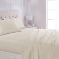 thumbnail image 1 of Lightweight Super Soft, Wrinkle-Free, Easy Care Microfiber 4-Piece Bed Sheet Set with 14-Inch Deep Pockets, Full, Bright White, Solid, 1 of 7