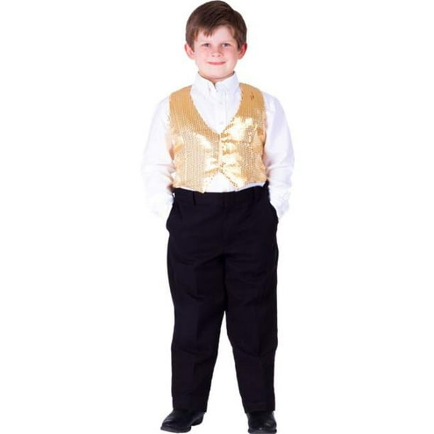 Kids gold vest sale
