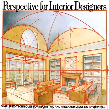 Pre-Owned Perspective for Interior Designers: Simplified Techniques for Geometric and FreeHand Drawing (Paperback) 0823040089 9780823040087