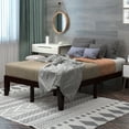 thumbnail image 2 of Gymax 14'' Full Size Wooden Platform Bed Frame w/ Strong Slat Support Espresso, 2 of 7