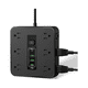 thumbnail image 2 of 1 Regleta Multicontacto Extension Usb, Con 12 Salidas Ca Y 3 Puertos Usb Malubero, Negro, 2 of 5