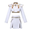 thumbnail image 1 of Moonsky Traje de fiesta KP-0P Cazadores Grupo de chicas Huntrix Rumi Disfraz de cantante de escenario Disfraz de cazadores de demonios KPOP con accesorios para mujeres adultasBeige-XL, 1 of 6